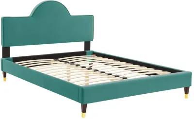 Aurora Performance Velvet Twin Bed