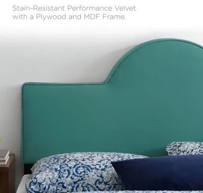 Aurora Performance Velvet Twin Bed