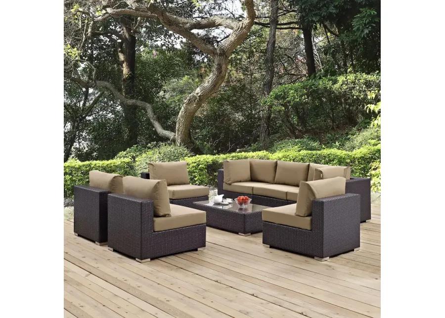 Convene 8 Piece Outdoor Patio Sectional Set