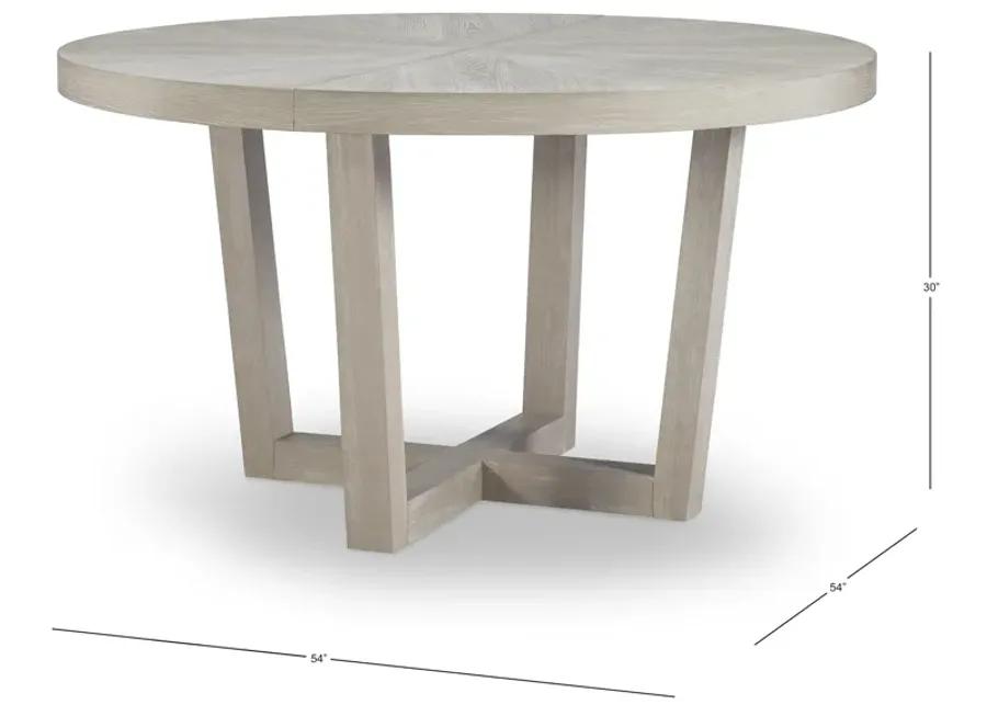 Solstice Rnd To Oval Pedestal Table