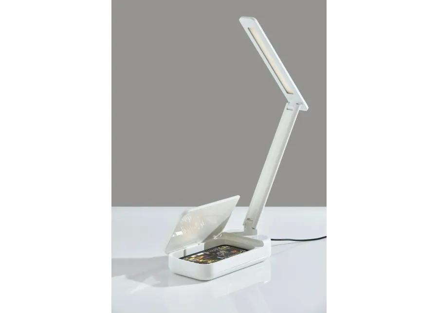 UV-C Sanitizing Desk Lamp w. Wireless Charging & Smart Switch