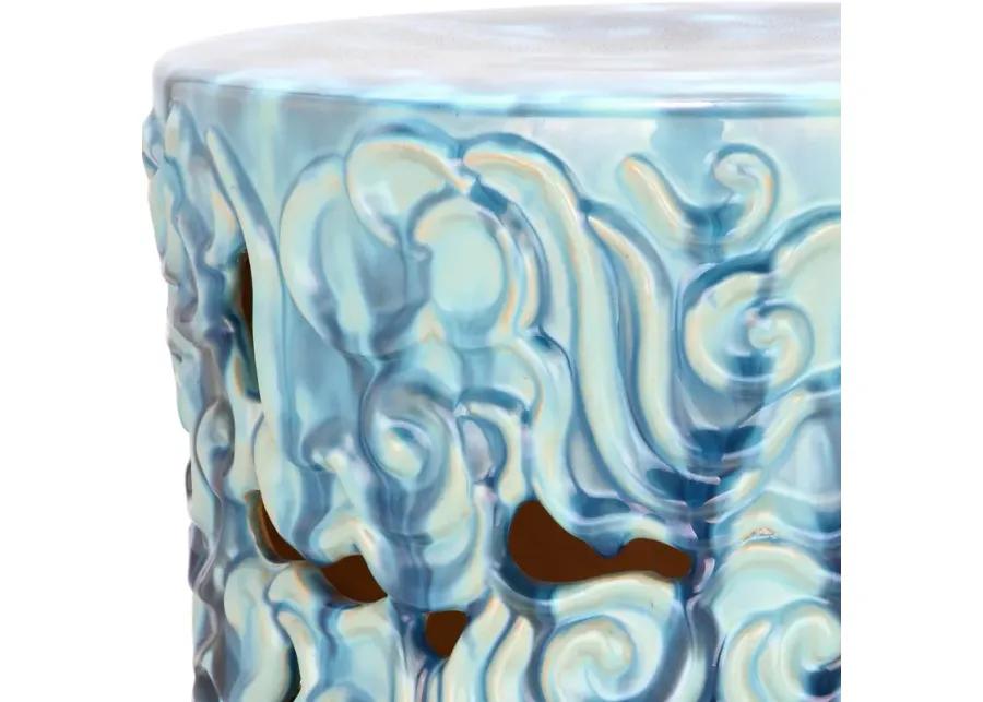 Ocean Cloud Garden Stool