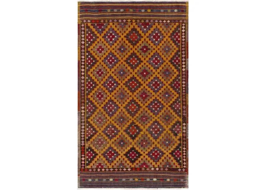 Antique One of a Kind OOAK-1314 5' x 8'4" Handmade Rug