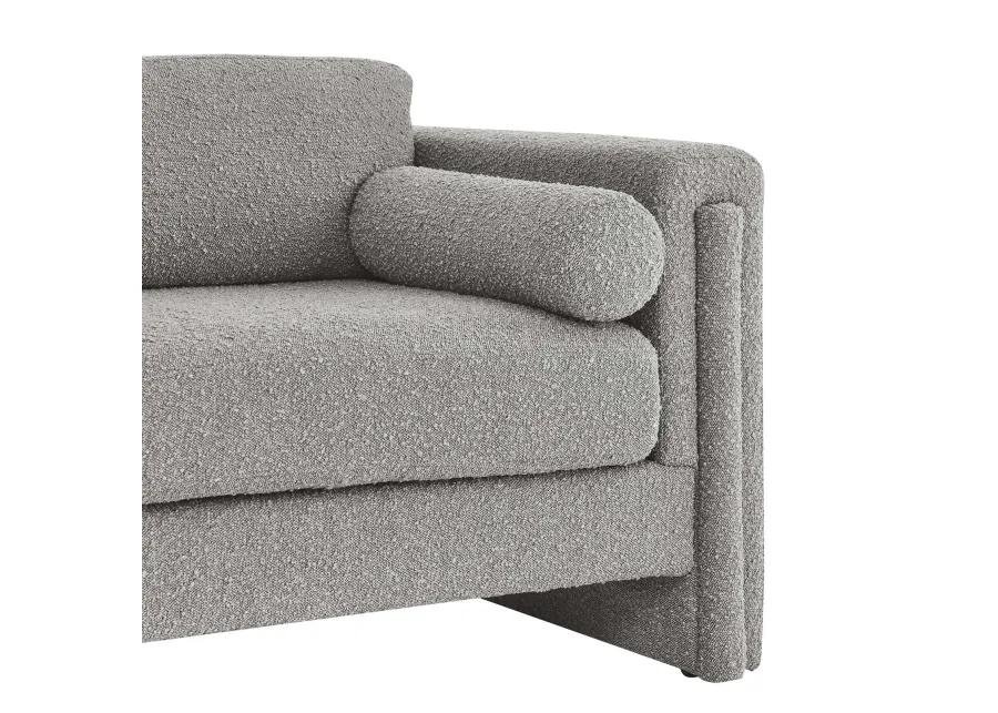 Visible Boucle Fabric Sofa