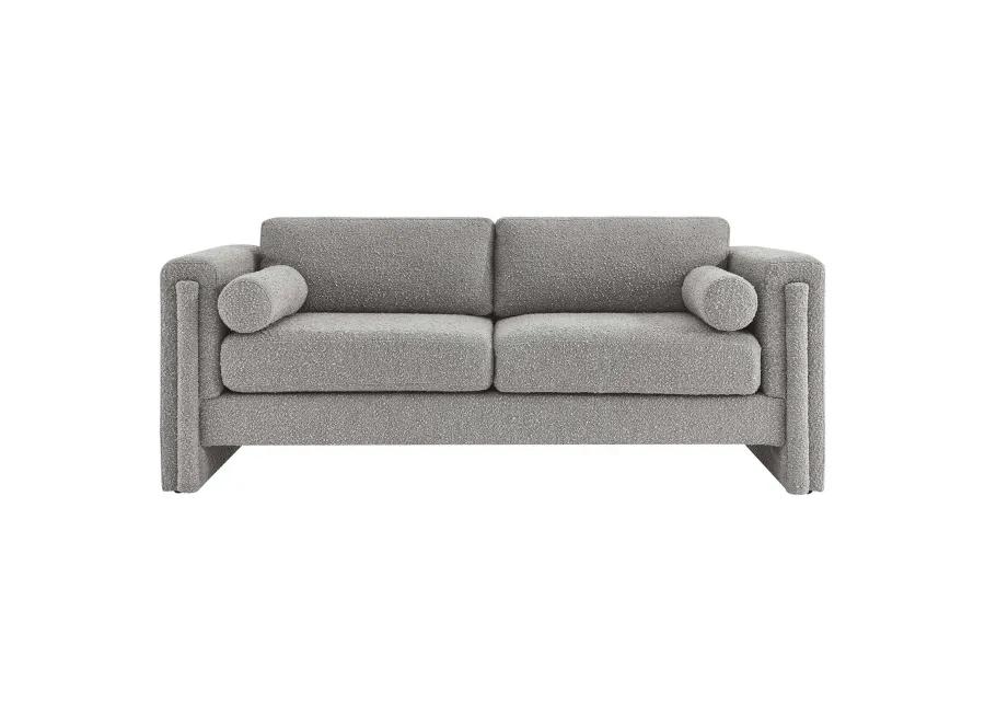 Visible Boucle Fabric Sofa