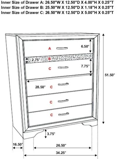 Miranda Platform Storage Bedroom Set