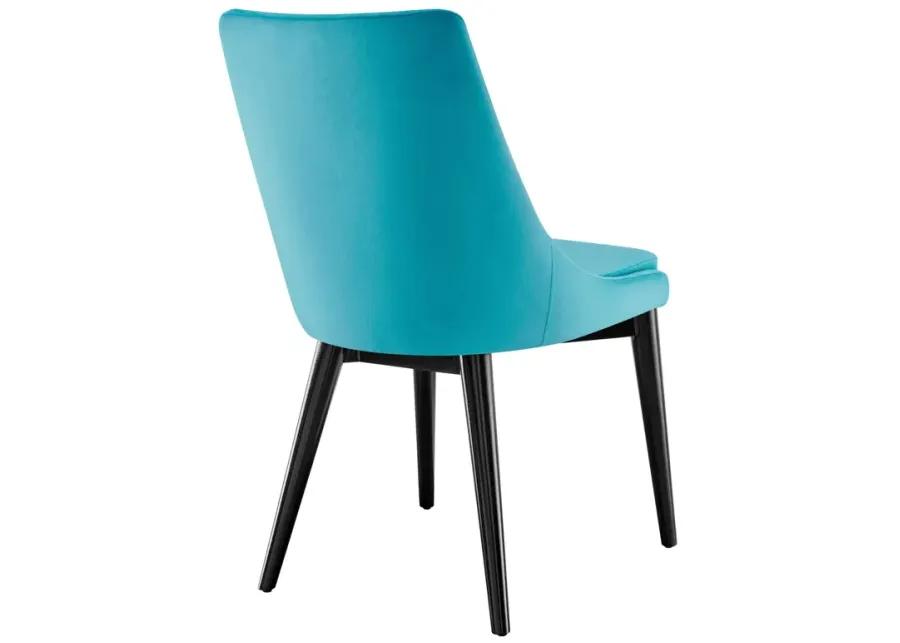 Viscount Performance Velvet Dining Chair