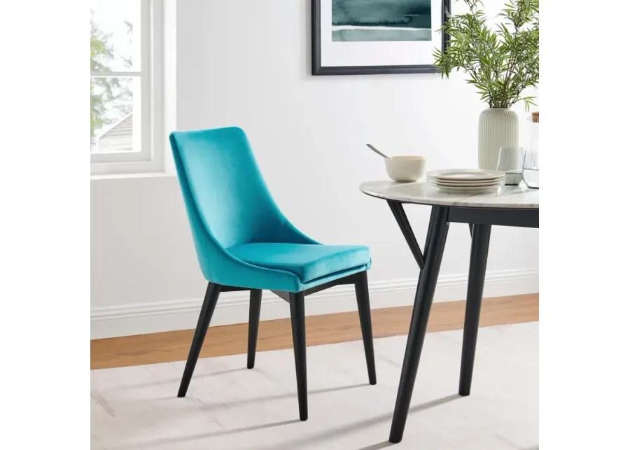 Viscount Performance Velvet Dining Chair