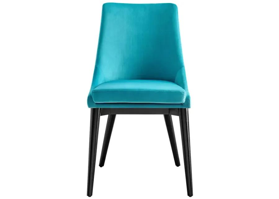 Viscount Performance Velvet Dining Chair