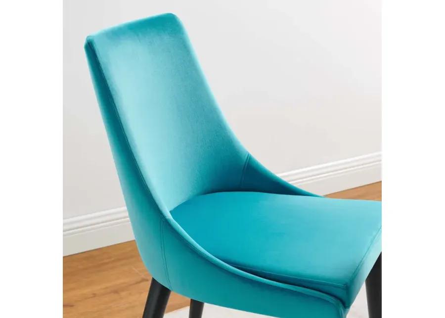 Viscount Performance Velvet Dining Chair