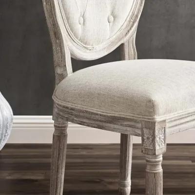 Arise Vintage French Upholstered Fabric Dining Side Chair Set of 2