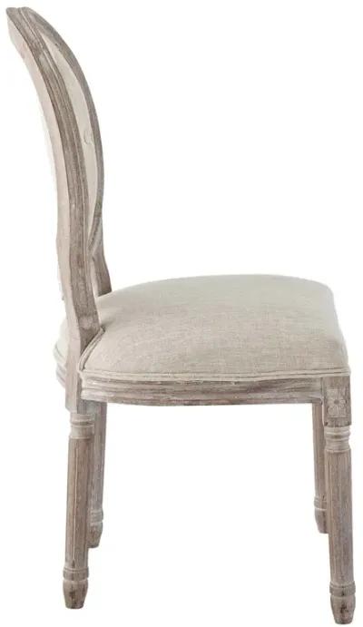 Arise Vintage French Upholstered Fabric Dining Side Chair Set of 2