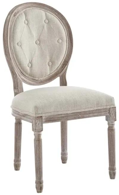 Arise Vintage French Upholstered Fabric Dining Side Chair Set of 2