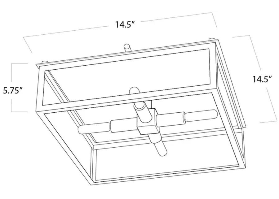 Ritz Flush Mount (Polished Nickel)