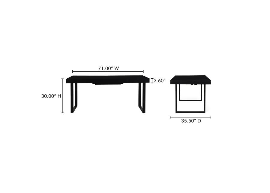 Ben Extension Dining Table Black