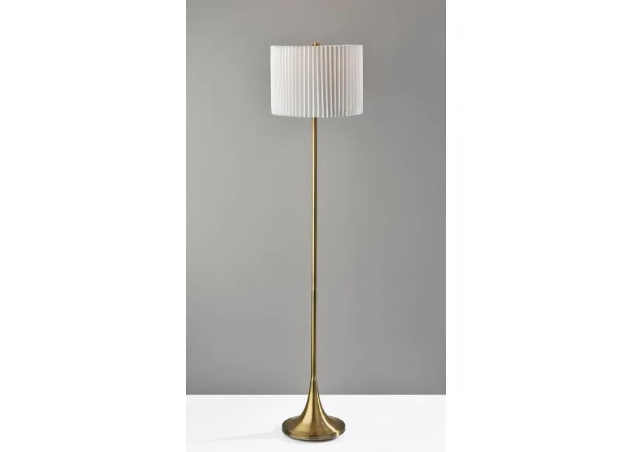 Eli Floor Lamp- Antique Brass