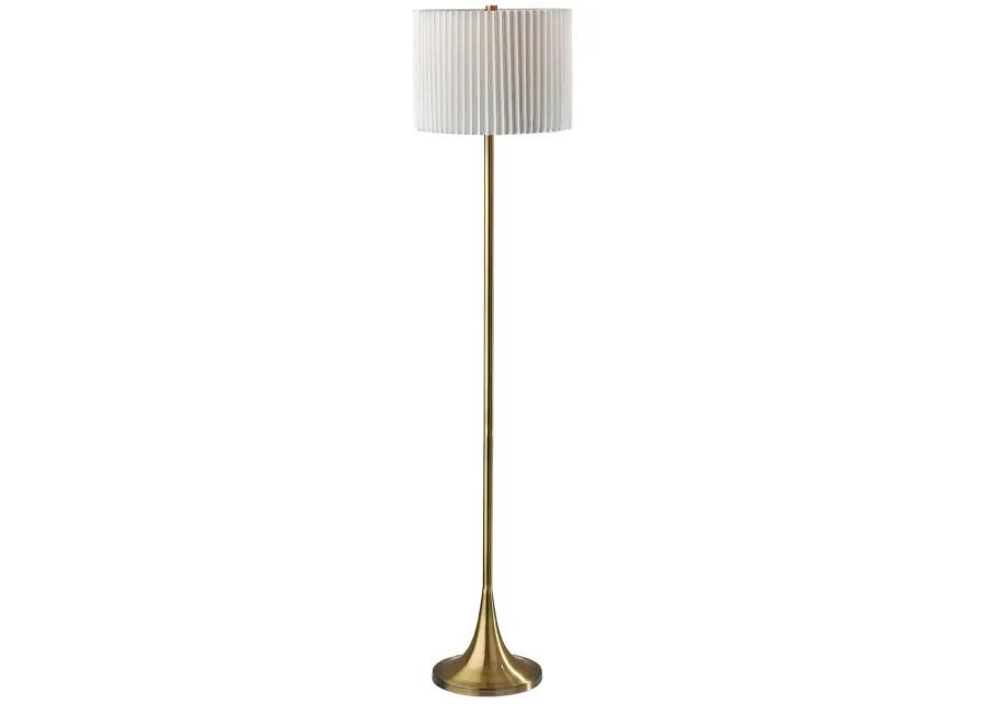 Eli Floor Lamp- Antique Brass