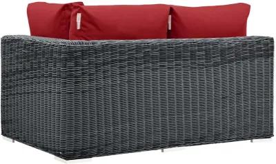 Summon Outdoor Patio Sunbrella® Right Arm Loveseat