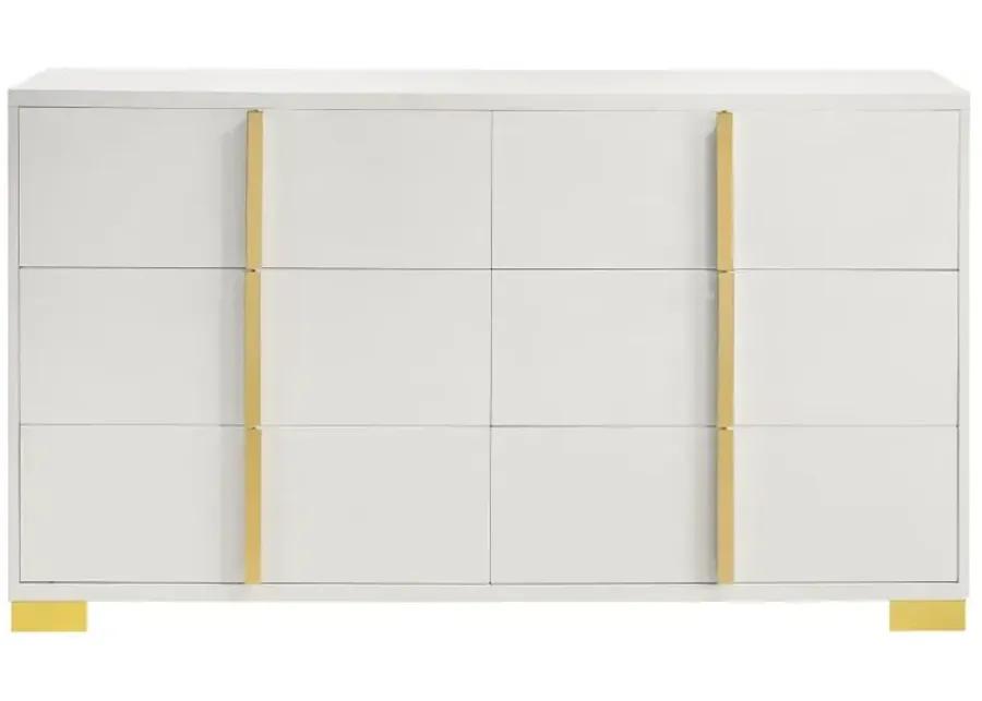 Marceline 6-drawer Dresser White