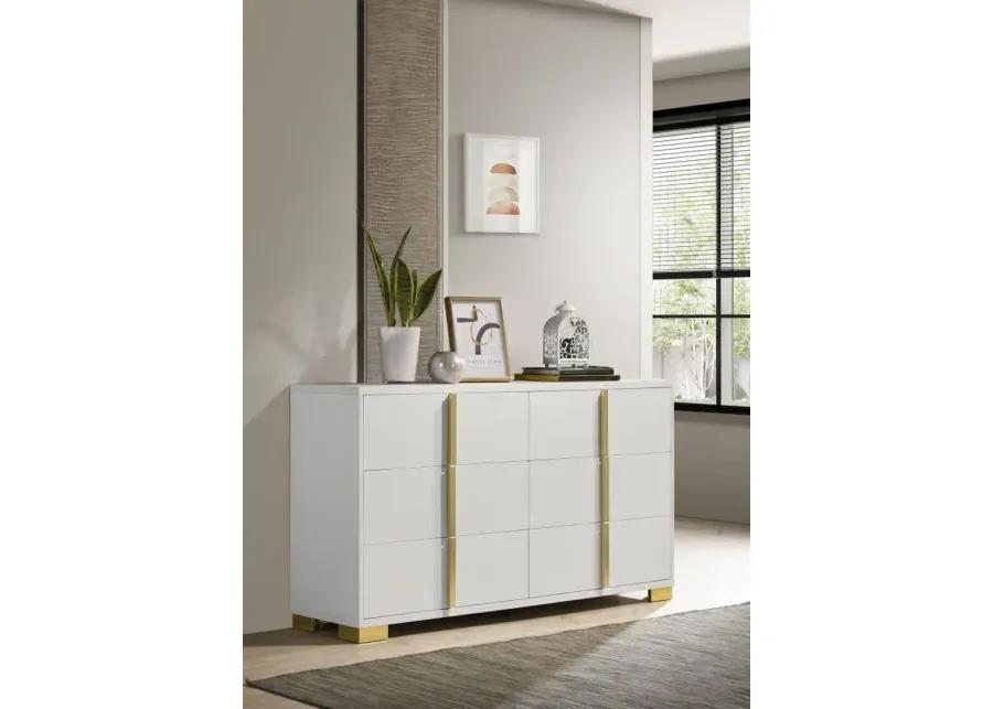 Marceline 6-drawer Dresser White