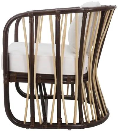 Shanaya Rattan Accent Arm Chair, Paloma Brown