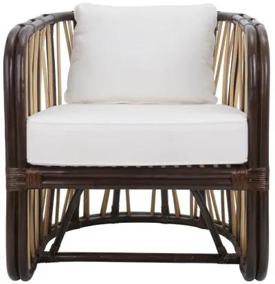 Shanaya Rattan Accent Arm Chair, Paloma Brown