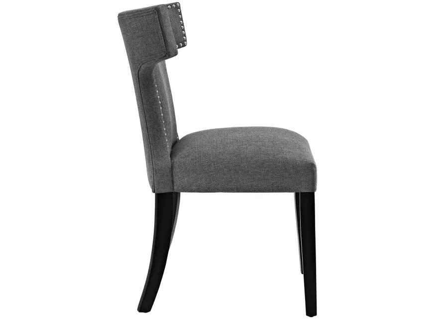 Curve Fabric Dining Chair