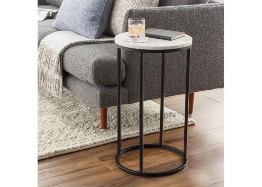 Aryaa YAA-013 24"H x 14"W x 14"D End Table