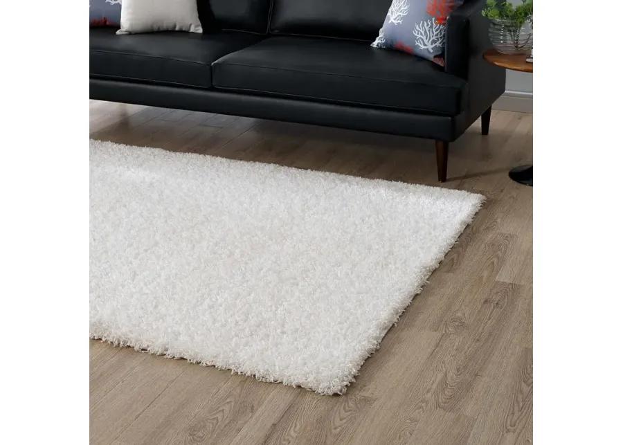 Enyssa Solid 5x8 Shag Area Rug