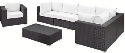 Convene 7 Piece Outdoor Patio Sectional Set