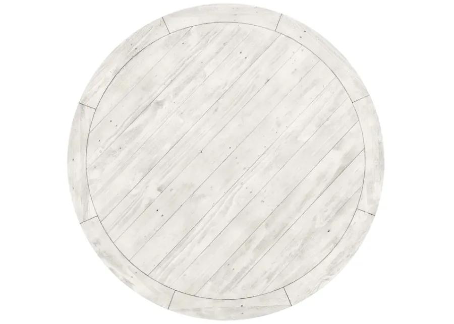 Quincy 55" Round Dining Table Nordic Ivory