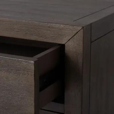 Ariella 3 Drawer Wood Nightstand