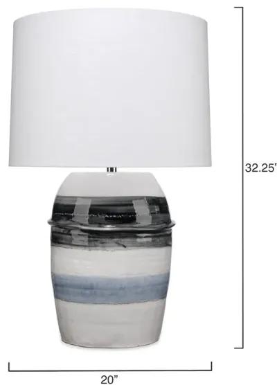 Horizon Striped Table Lamp