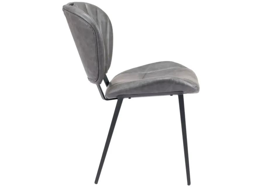 Terrence Dining Chair (Set of 2) Vintage Gray