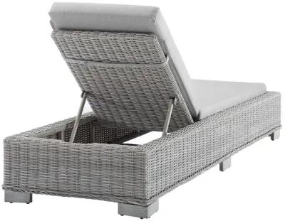 Conway Sunbrella® Outdoor Patio Wicker Rattan Chaise Lounge