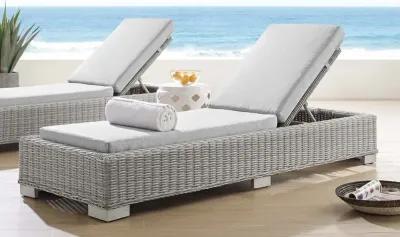 Conway Sunbrella® Outdoor Patio Wicker Rattan Chaise Lounge