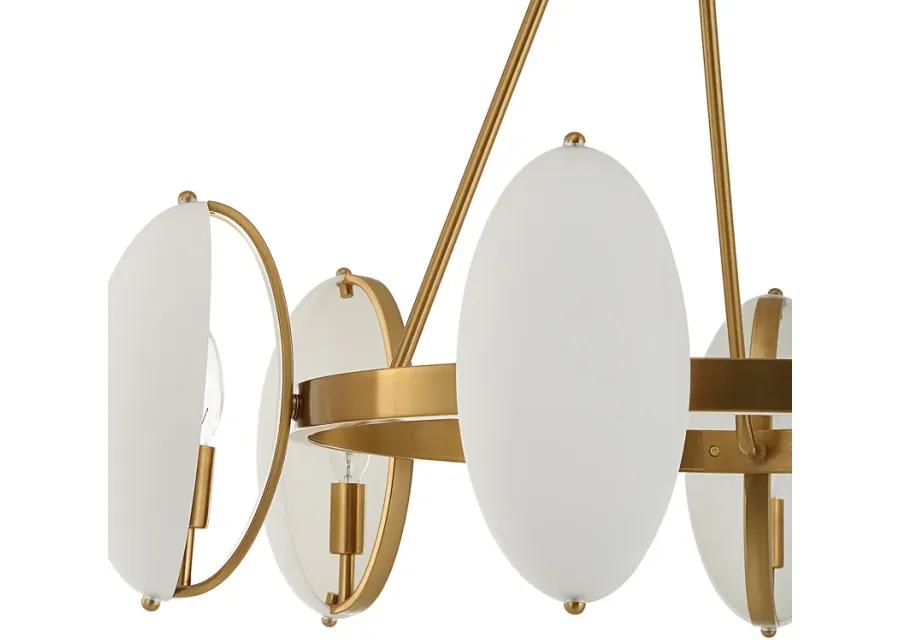 Oviform 6 Light Round Chandelier