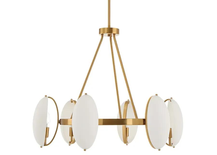 Oviform 6 Light Round Chandelier