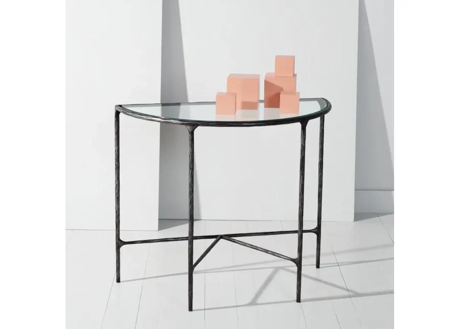 Jessa Forged Metal Console Table