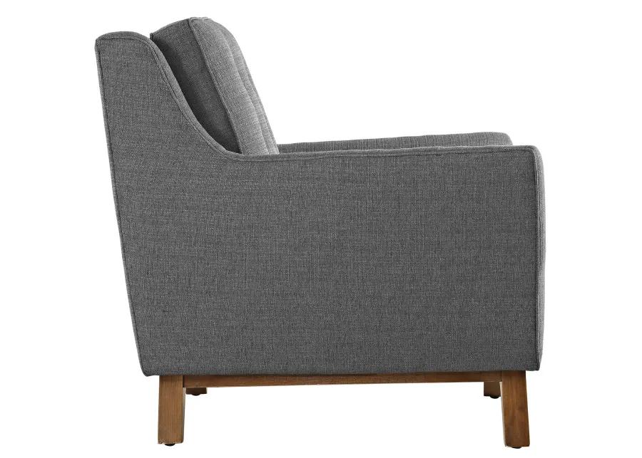 Beguile Upholstered Fabric Loveseat