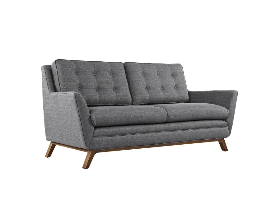 Beguile Upholstered Fabric Loveseat