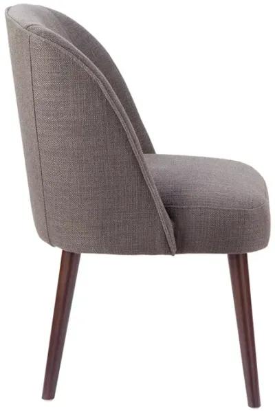 Madison Park Bexley Charcoal Rounded Back Dining Chair