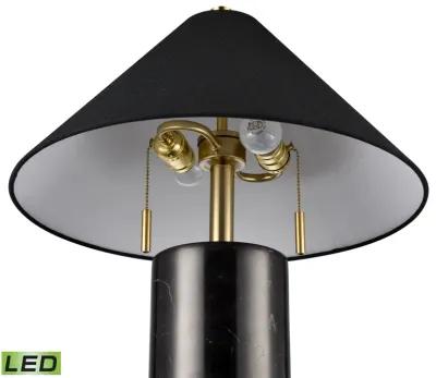 Blythe 26'' High 2-Light Table Lamp - Black - Includes LED Bulbs