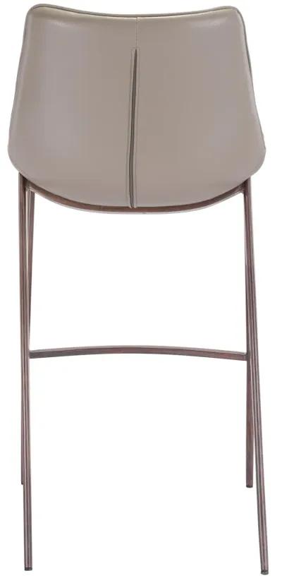 Magnus Barstool (Set of 2) Brown & Walnut