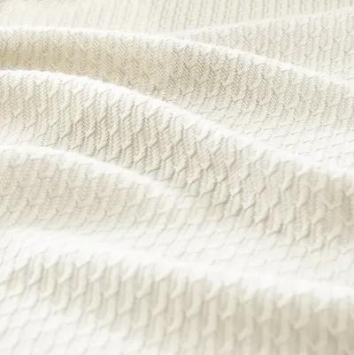 Madison Park Egyptian Cotton Ivory Blanket