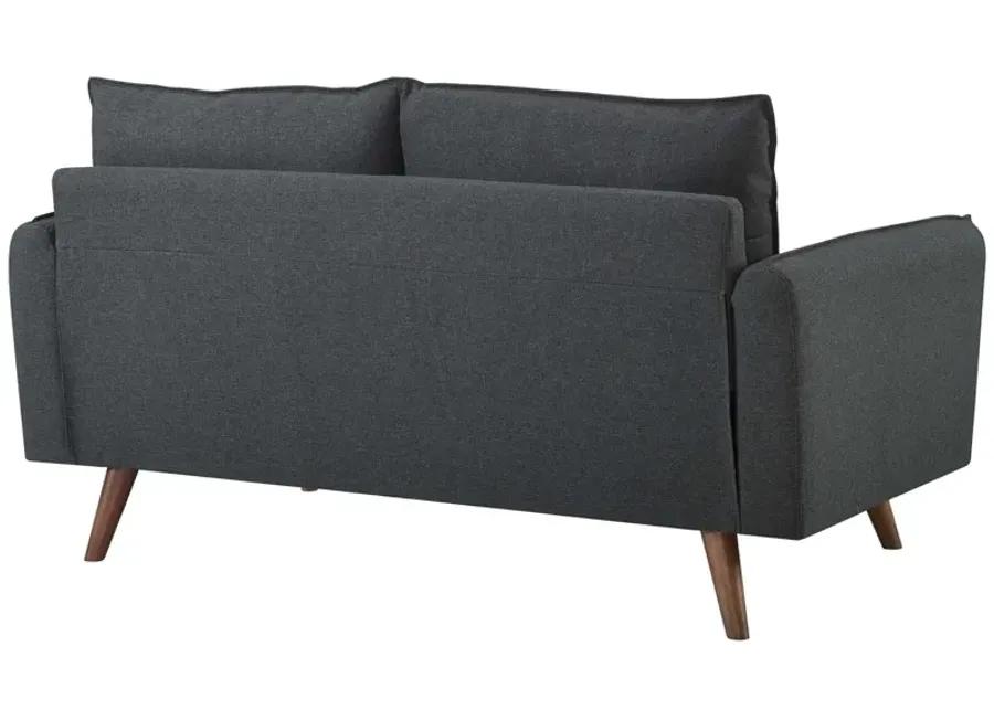 Revive Upholstered Fabric Loveseat