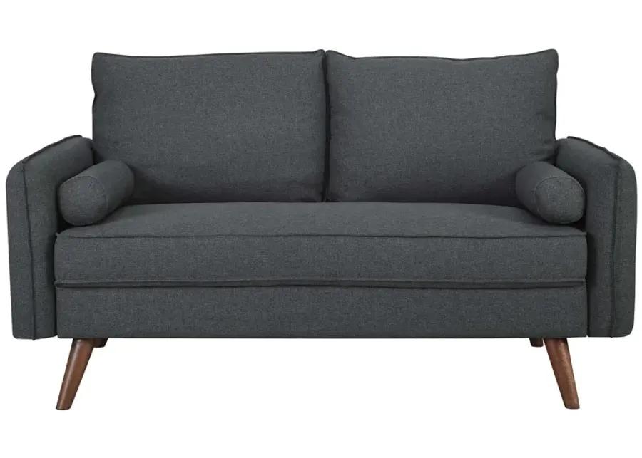 Revive Upholstered Fabric Loveseat