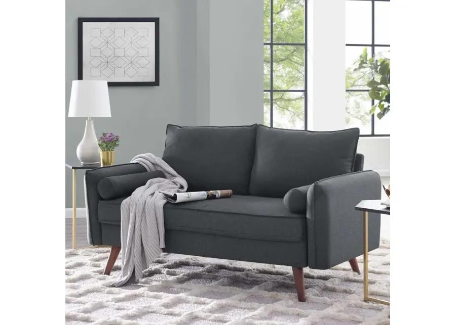 Revive Upholstered Fabric Loveseat