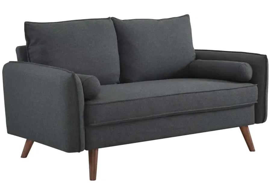 Revive Upholstered Fabric Loveseat