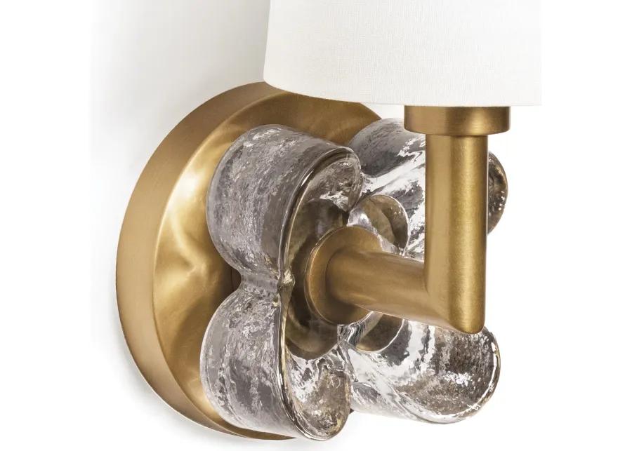 Southern Living Bella Natural Brass Sconce